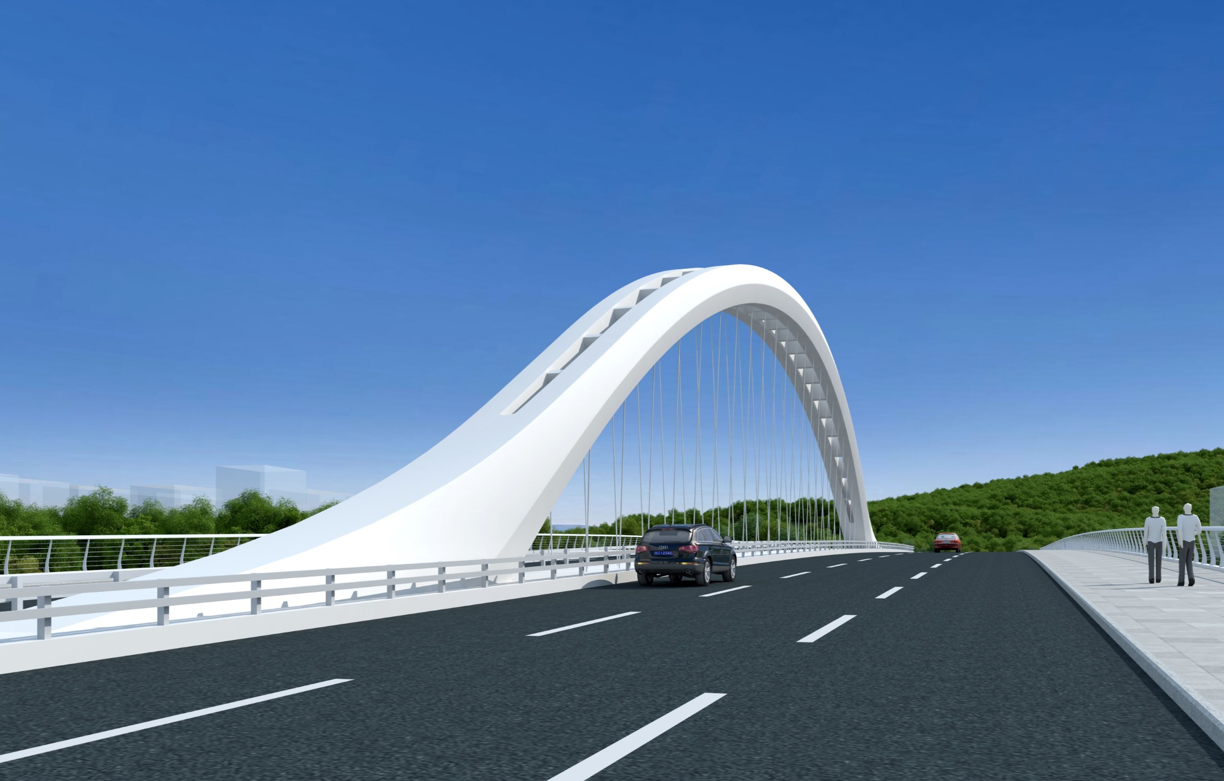 一桥一景——西宁祥瑞街大桥