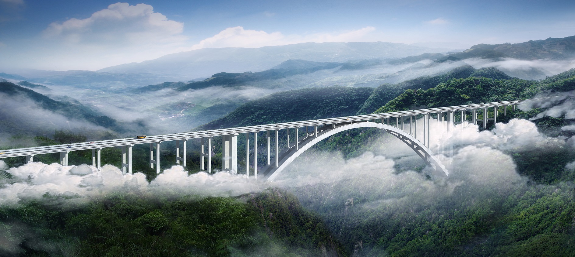 苏坝特大桥项目建设迎来重要节点